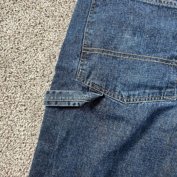 Vintage Polo Ralph Lauren Jeans Mens 38x34 Denim 90s Streetwear Baggy Skater Y2K - Picture 14 of 16